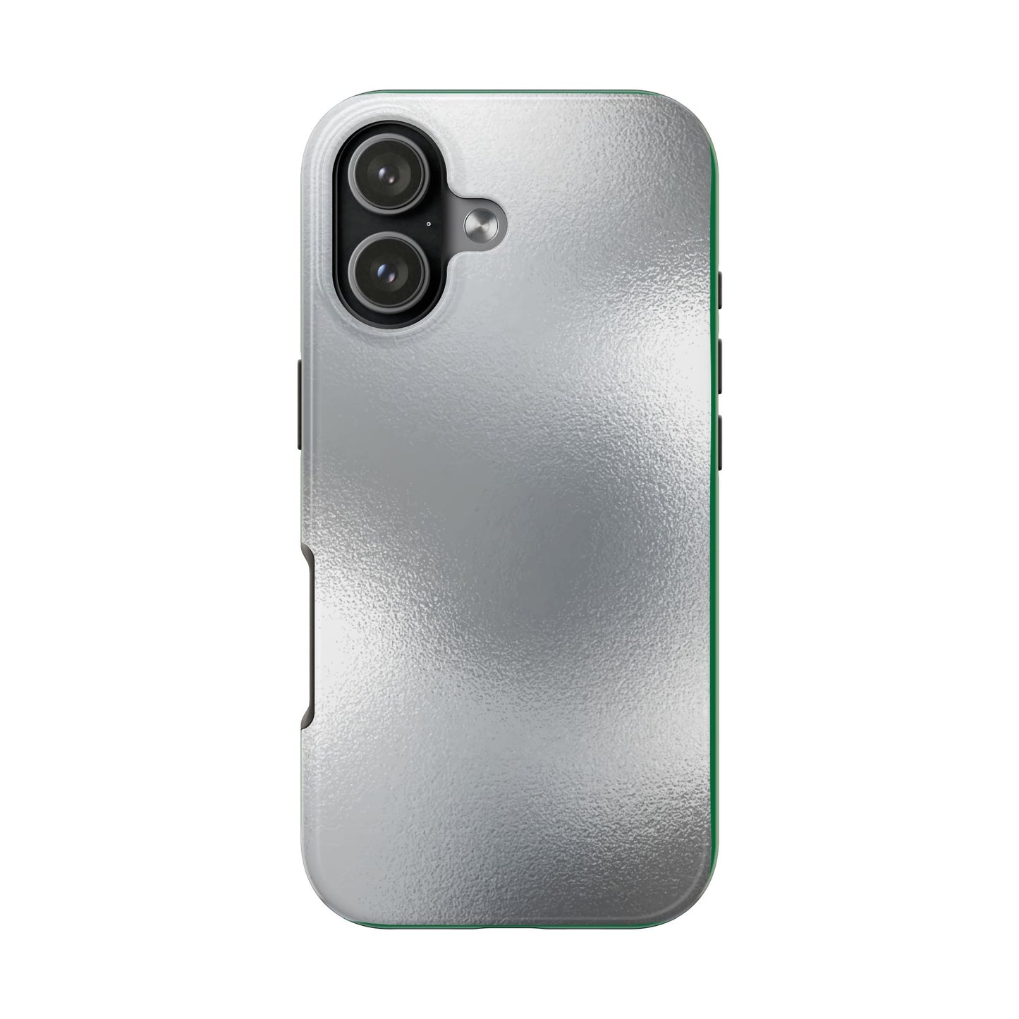 Metallic Silver Tough Phone Case — Durable Protective Phone Cover