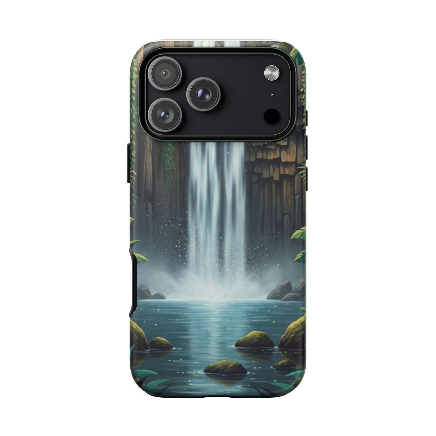 Phone Case — Serene Waterfall Nature Protective Tough Case