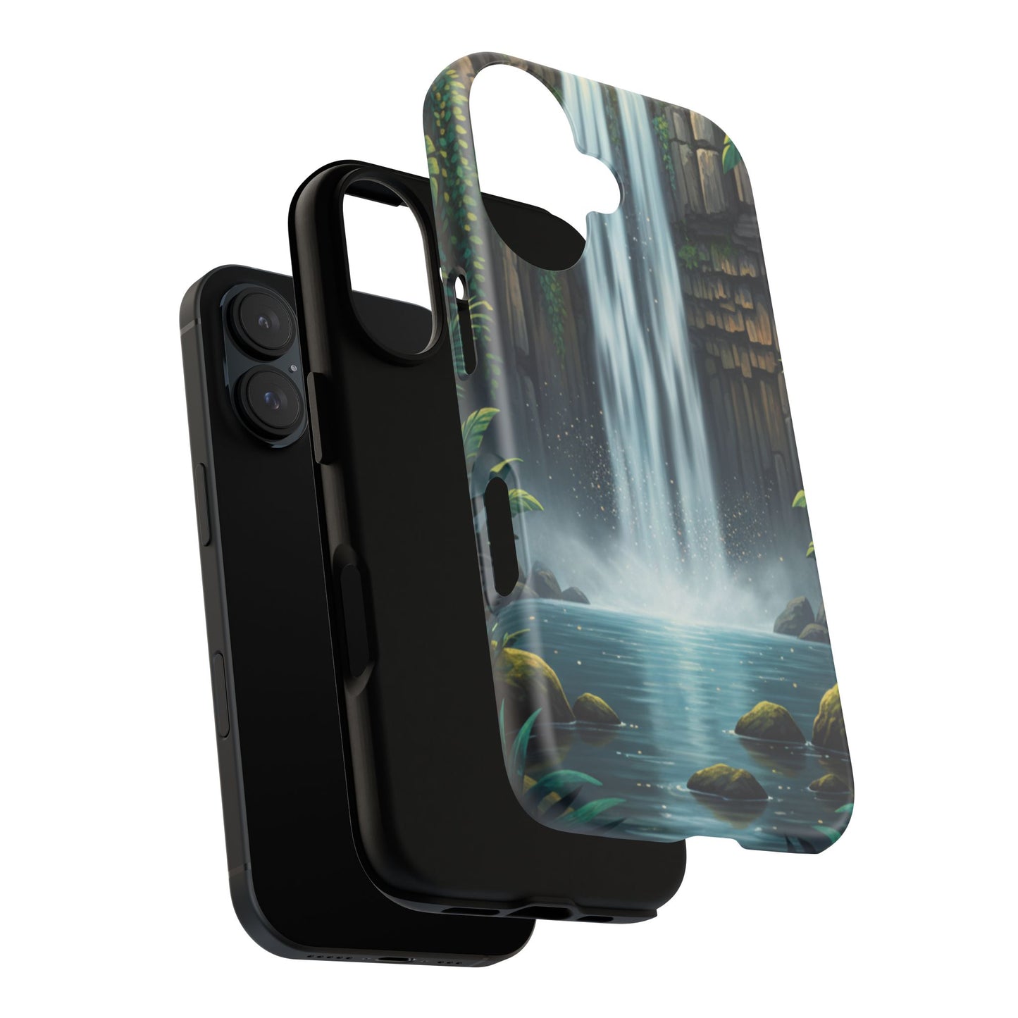 Phone Case — Serene Waterfall Nature Protective Tough Case