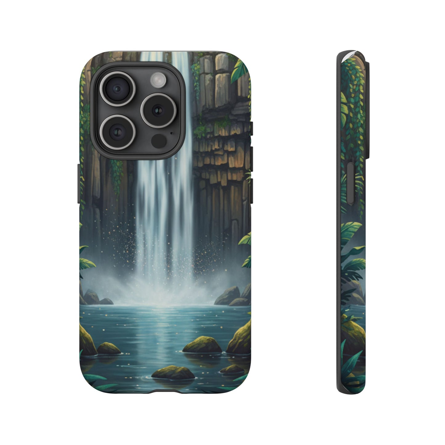 Phone Case — Serene Waterfall Nature Protective Tough Case