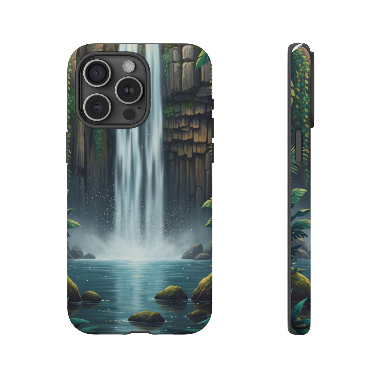 Phone Case — Serene Waterfall Nature Protective Tough Case
