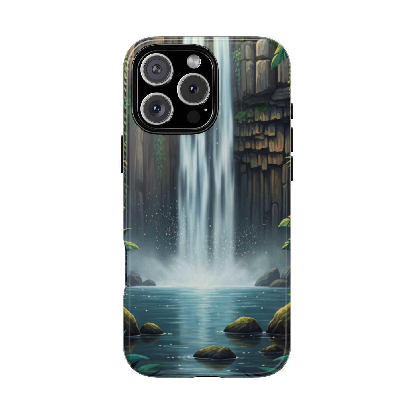 Phone Case — Serene Waterfall Nature Protective Tough Case