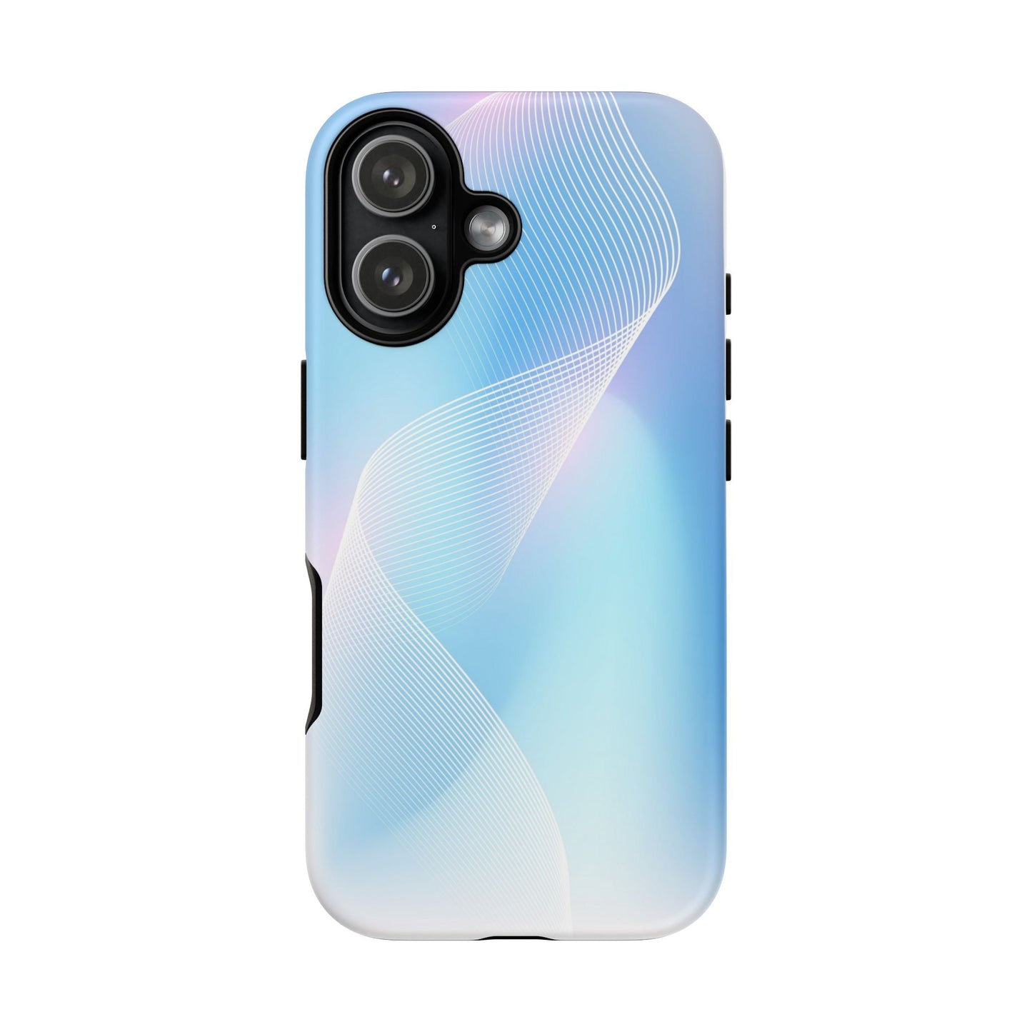 Holographic Blue Wave Tough Phone Case