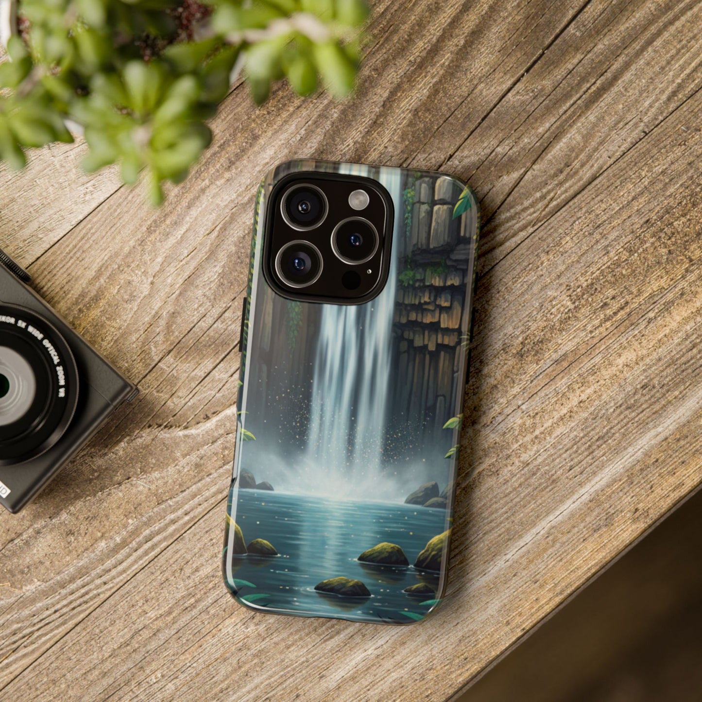 Phone Case — Serene Waterfall Nature Protective Tough Case