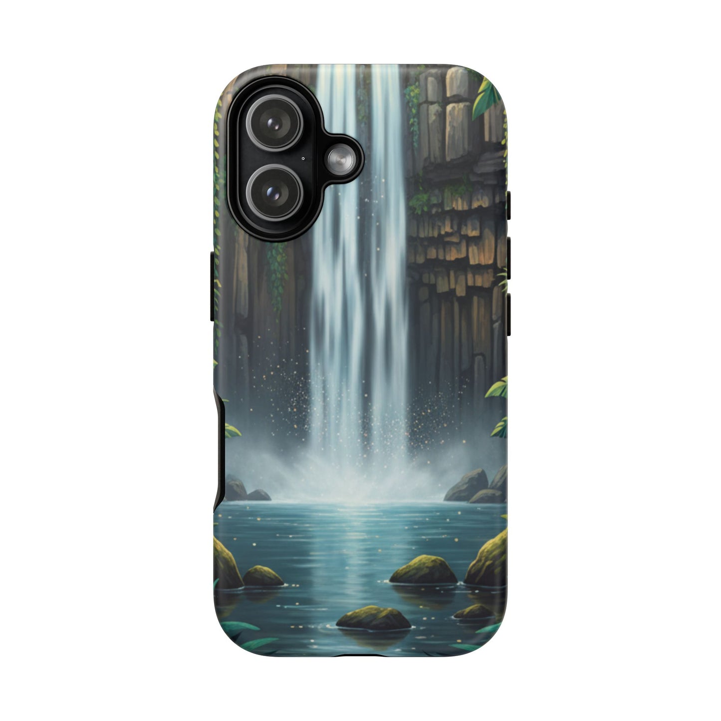 Phone Case — Serene Waterfall Nature Protective Tough Case