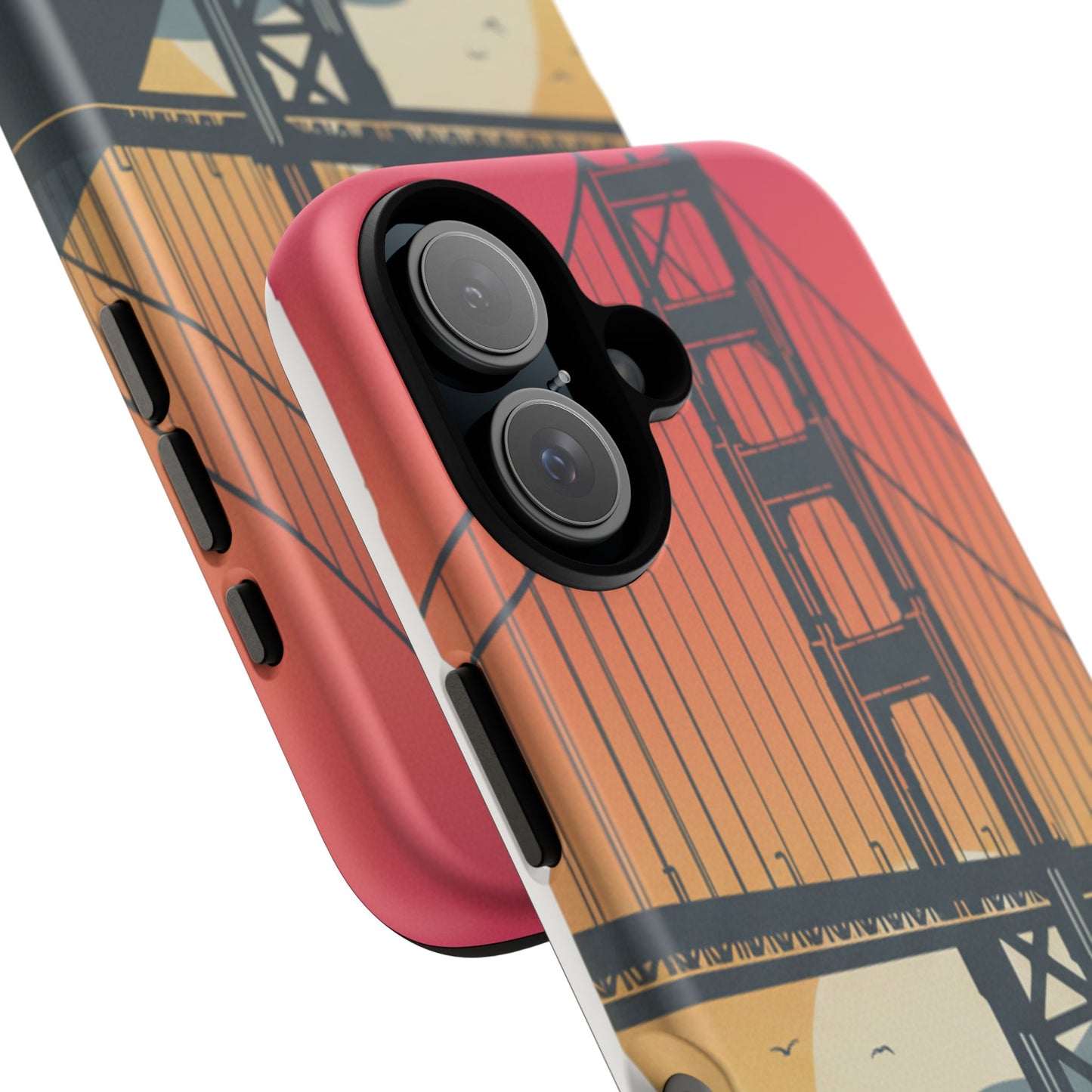 Golden Gate Sunset Phone Case — San Francisco Bridge Tough Case