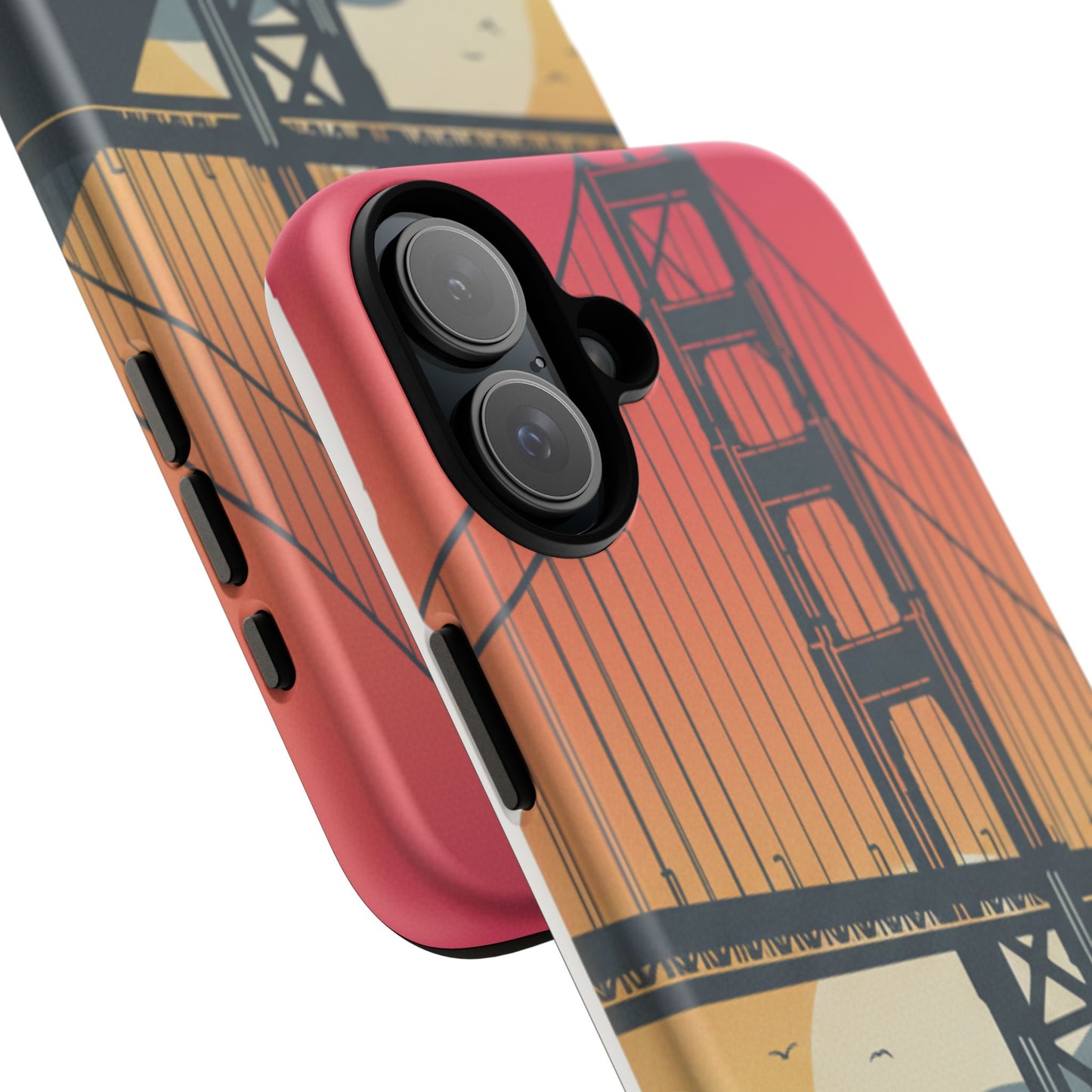 Golden Gate Sunset Phone Case — San Francisco Bridge Tough Case