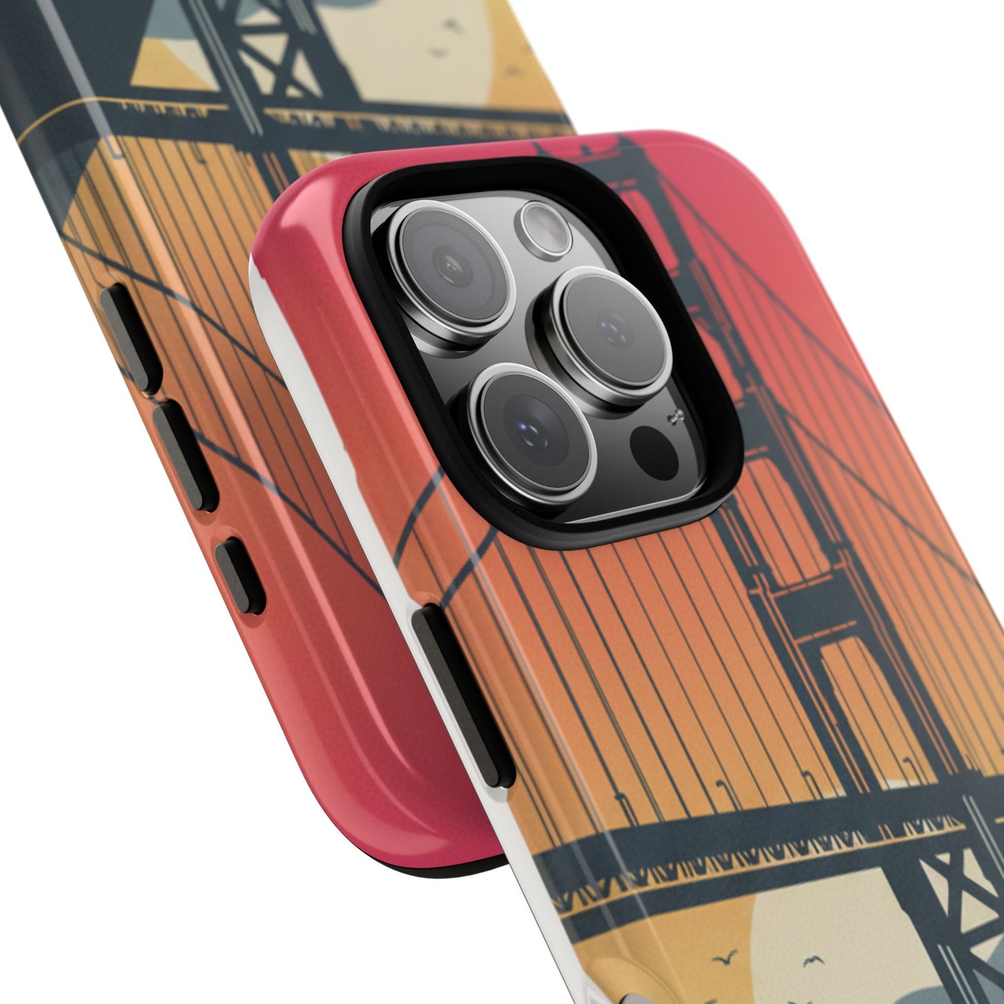Golden Gate Sunset Phone Case — San Francisco Bridge Tough Case