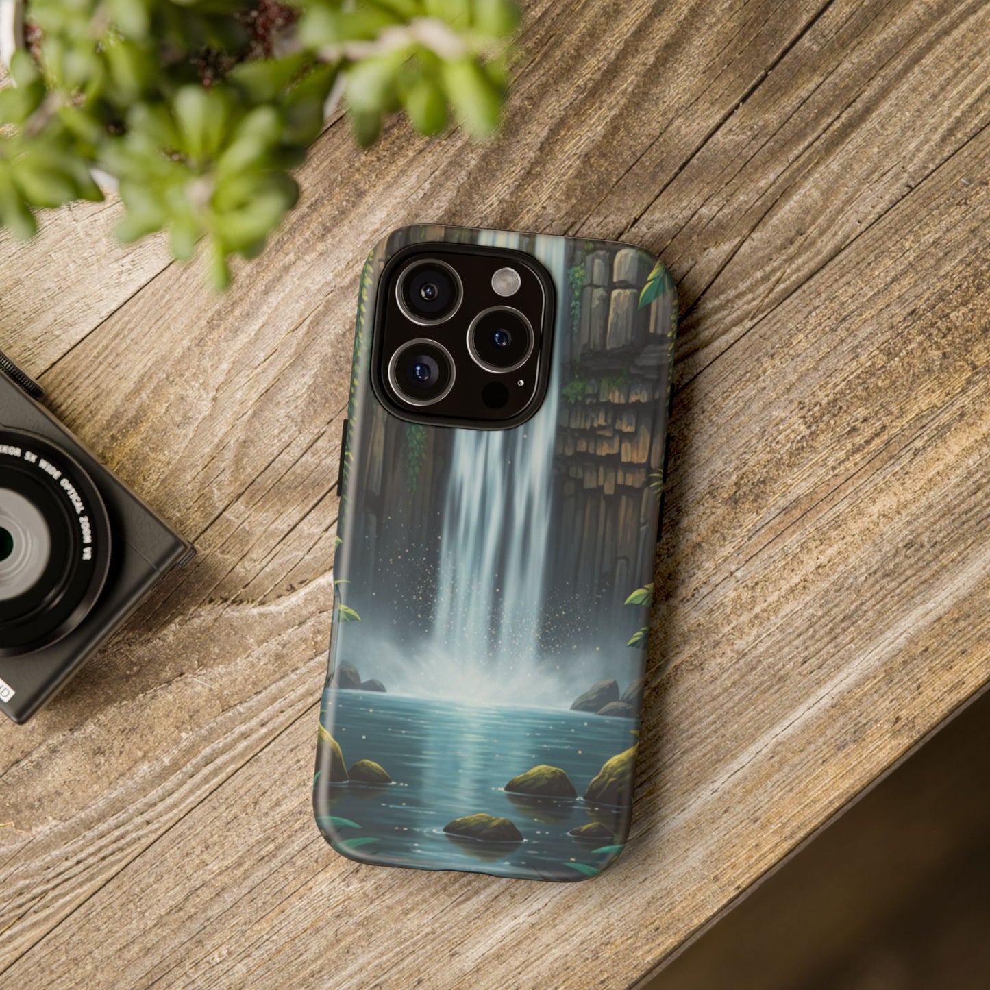 Phone Case — Serene Waterfall Nature Protective Tough Case