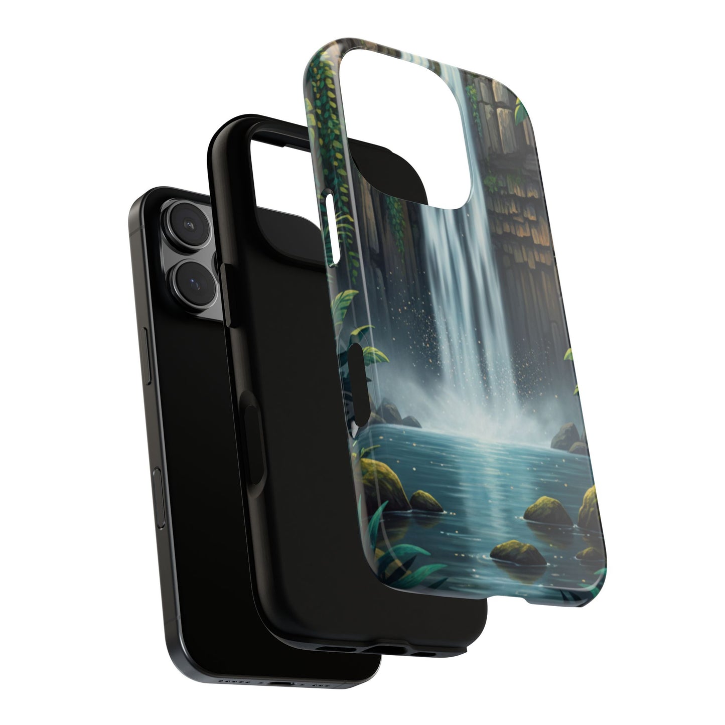 Phone Case — Serene Waterfall Nature Protective Tough Case