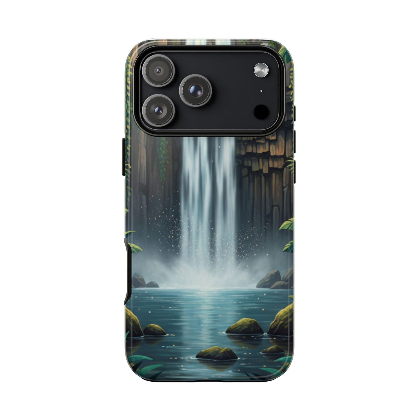 Phone Case — Serene Waterfall Nature Protective Tough Case