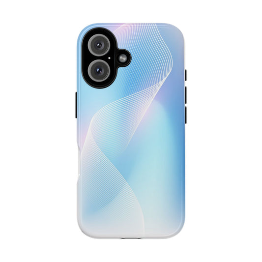 Holographic Blue Wave Tough Phone Case
