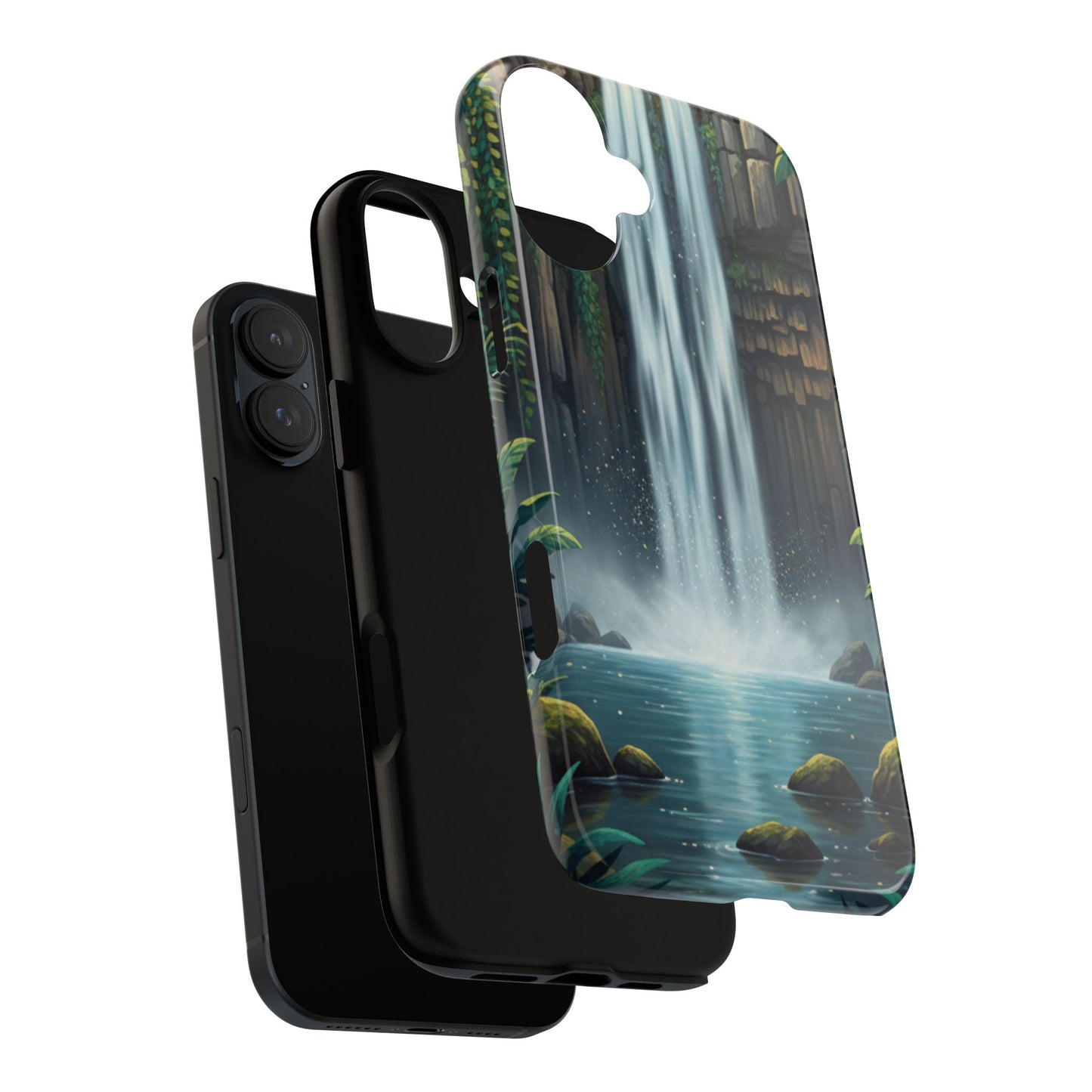 Phone Case — Serene Waterfall Nature Protective Tough Case