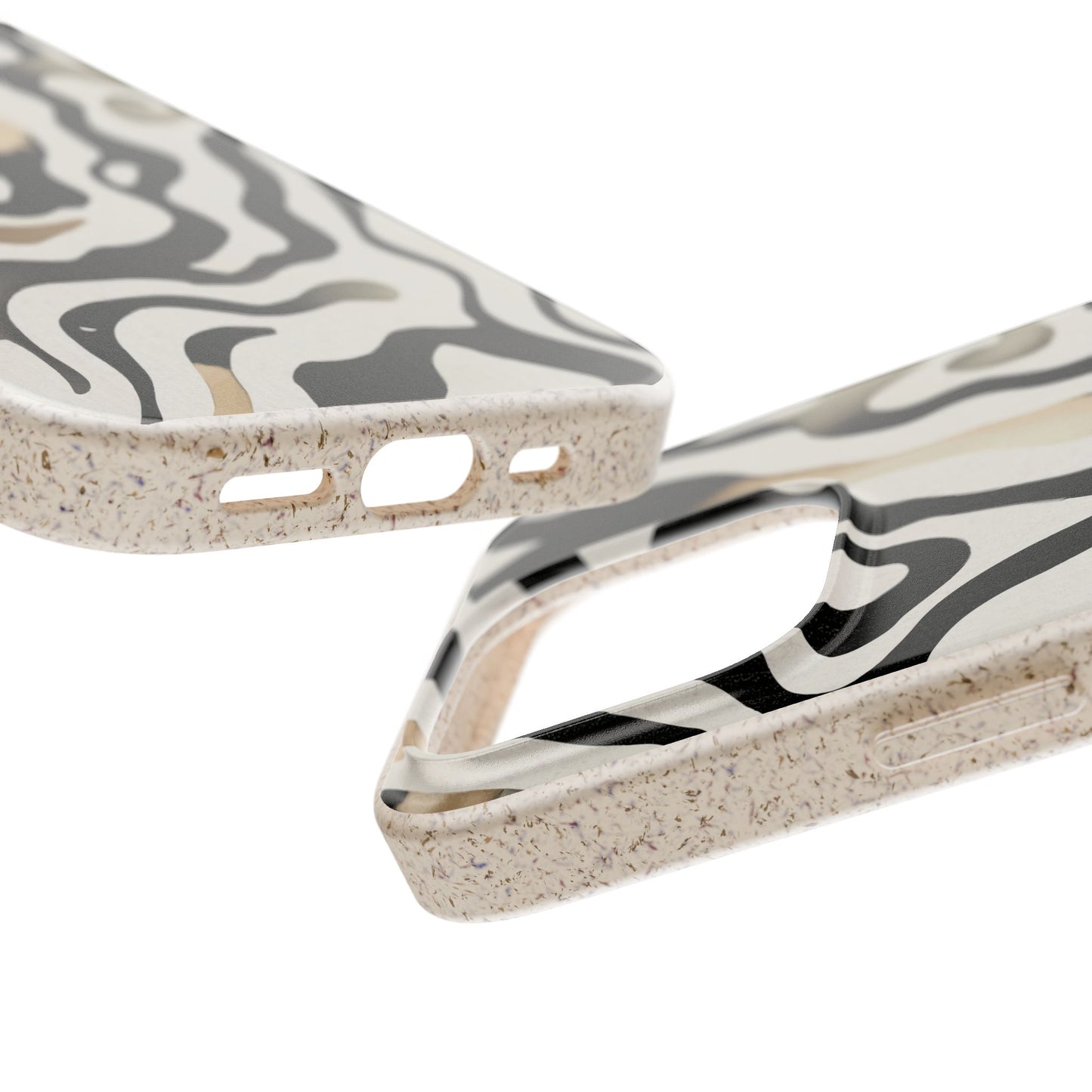 Eco Zebra Print Phone Case — Biodegradable Protective Cover