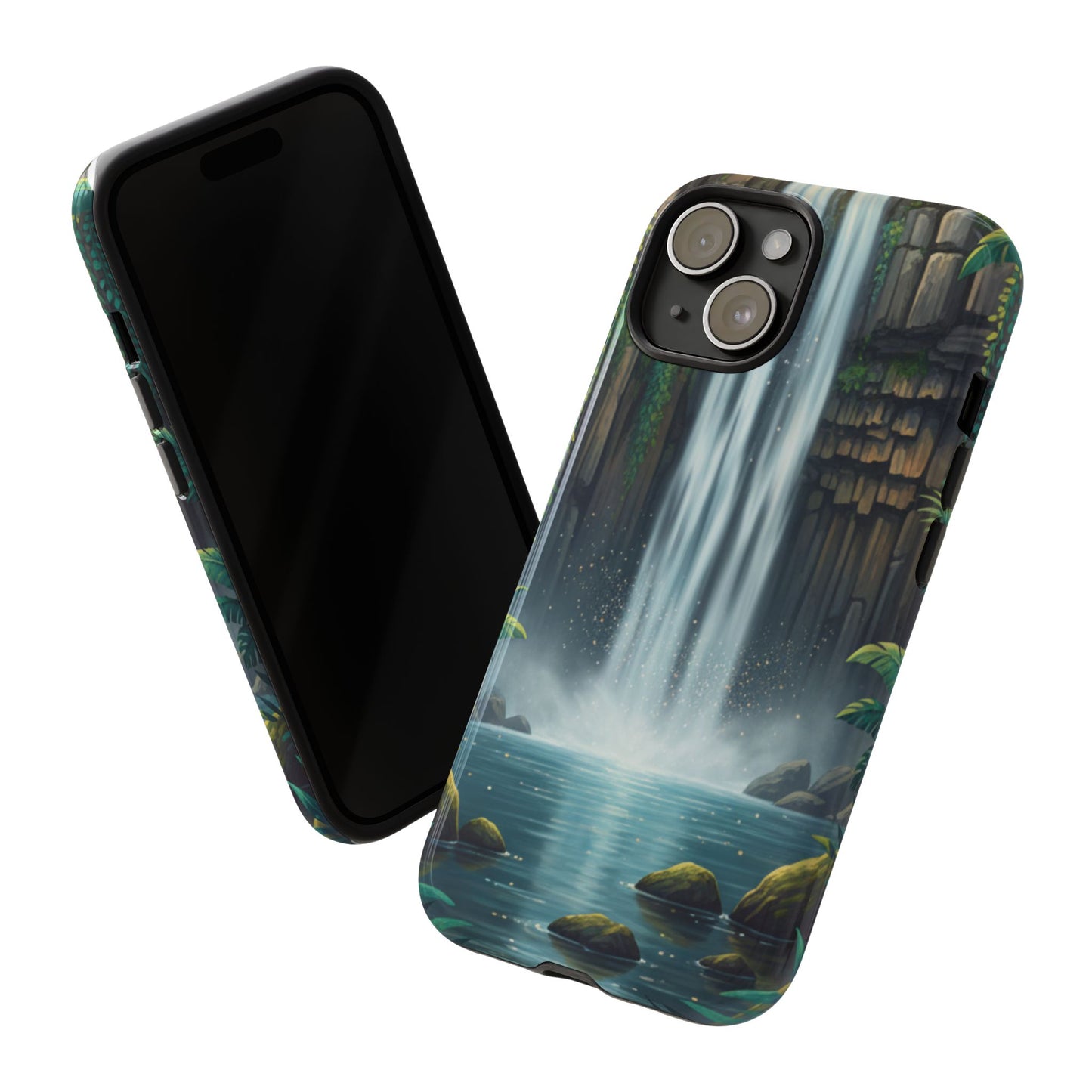 Phone Case — Serene Waterfall Nature Protective Tough Case