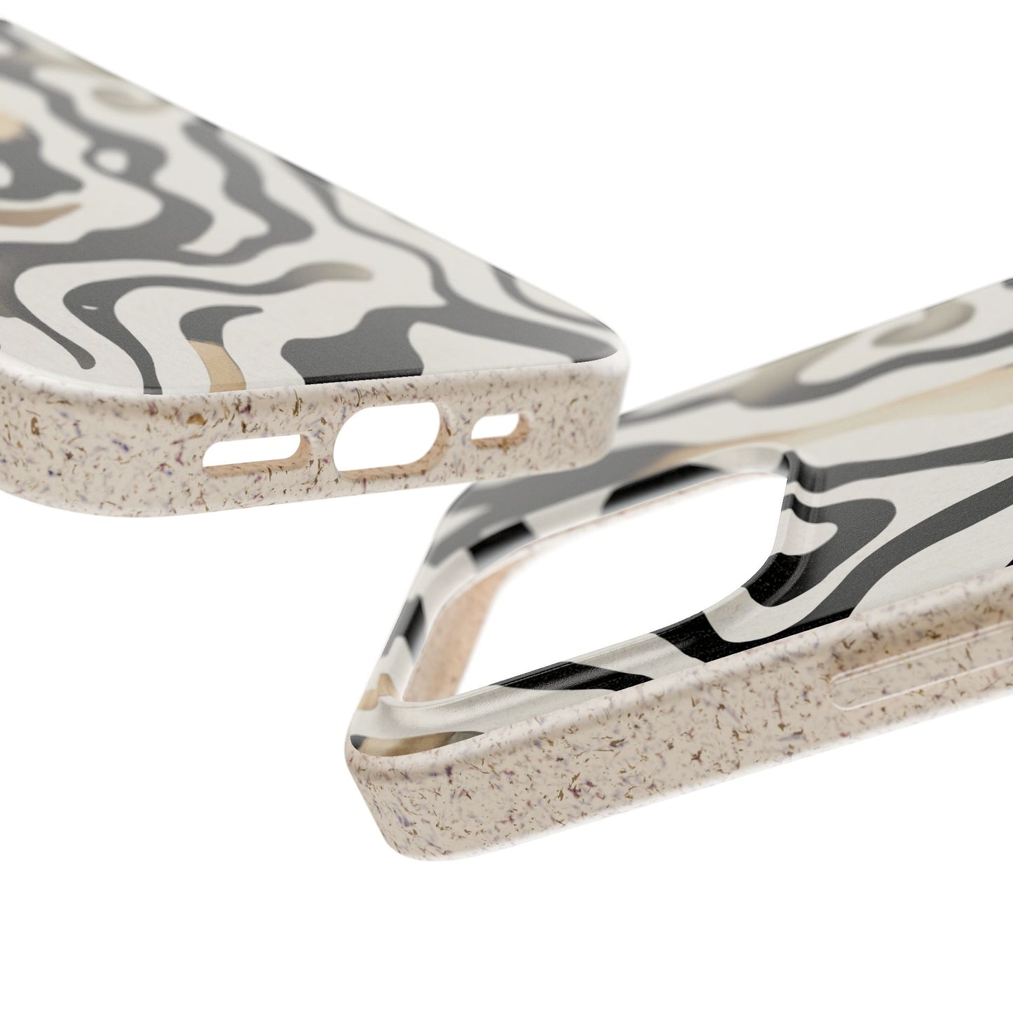 Eco Zebra Print Phone Case — Biodegradable Protective Cover