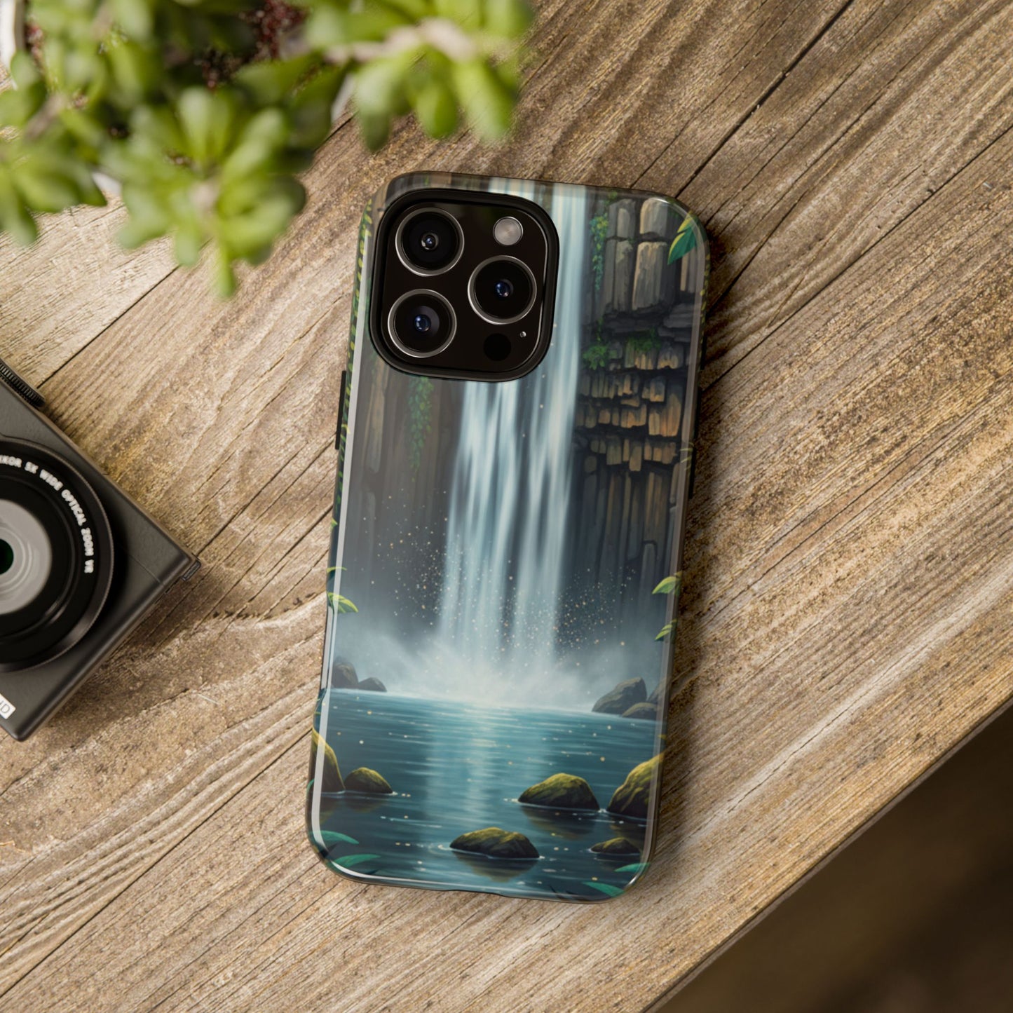 Phone Case — Serene Waterfall Nature Protective Tough Case