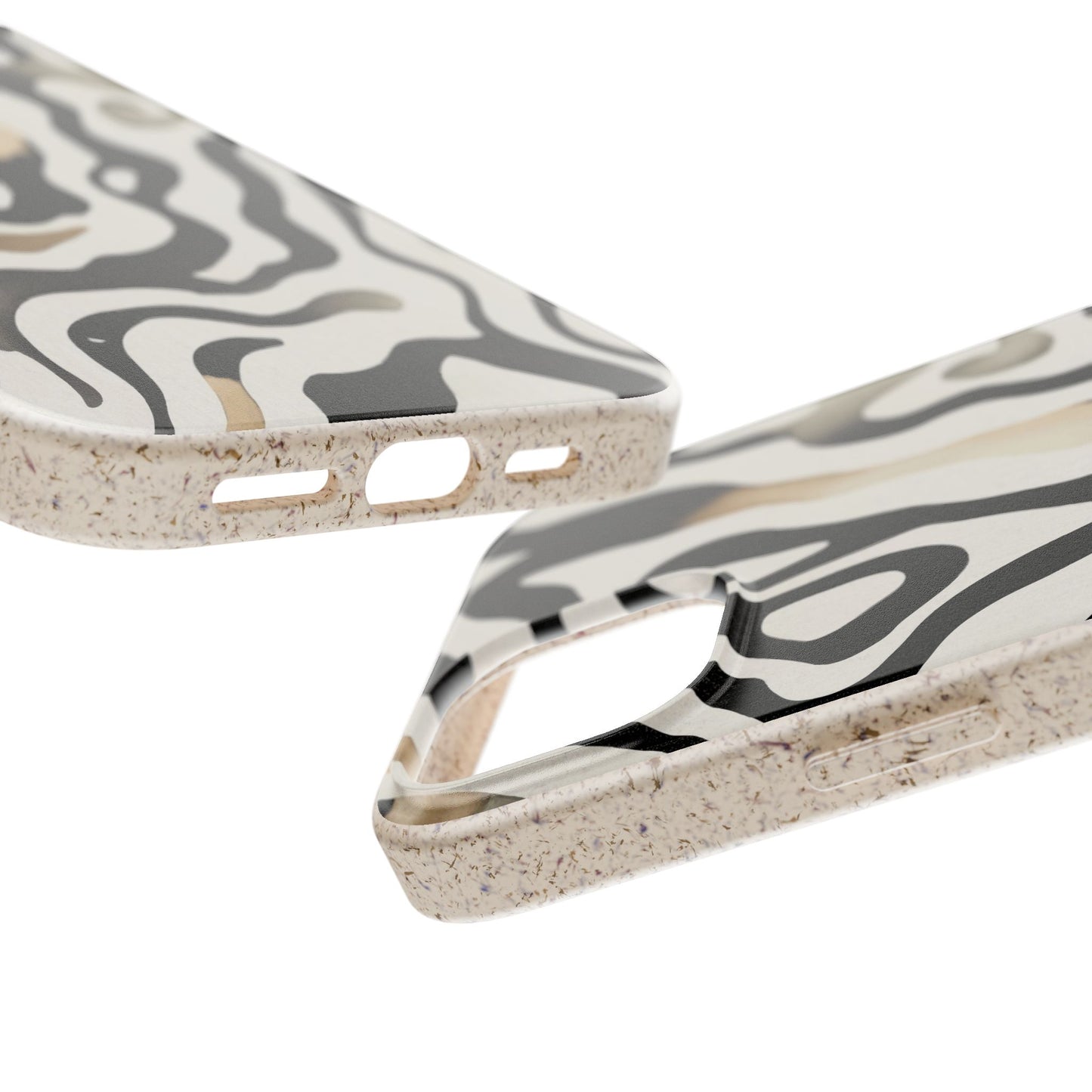 Eco Zebra Print Phone Case — Biodegradable Protective Cover