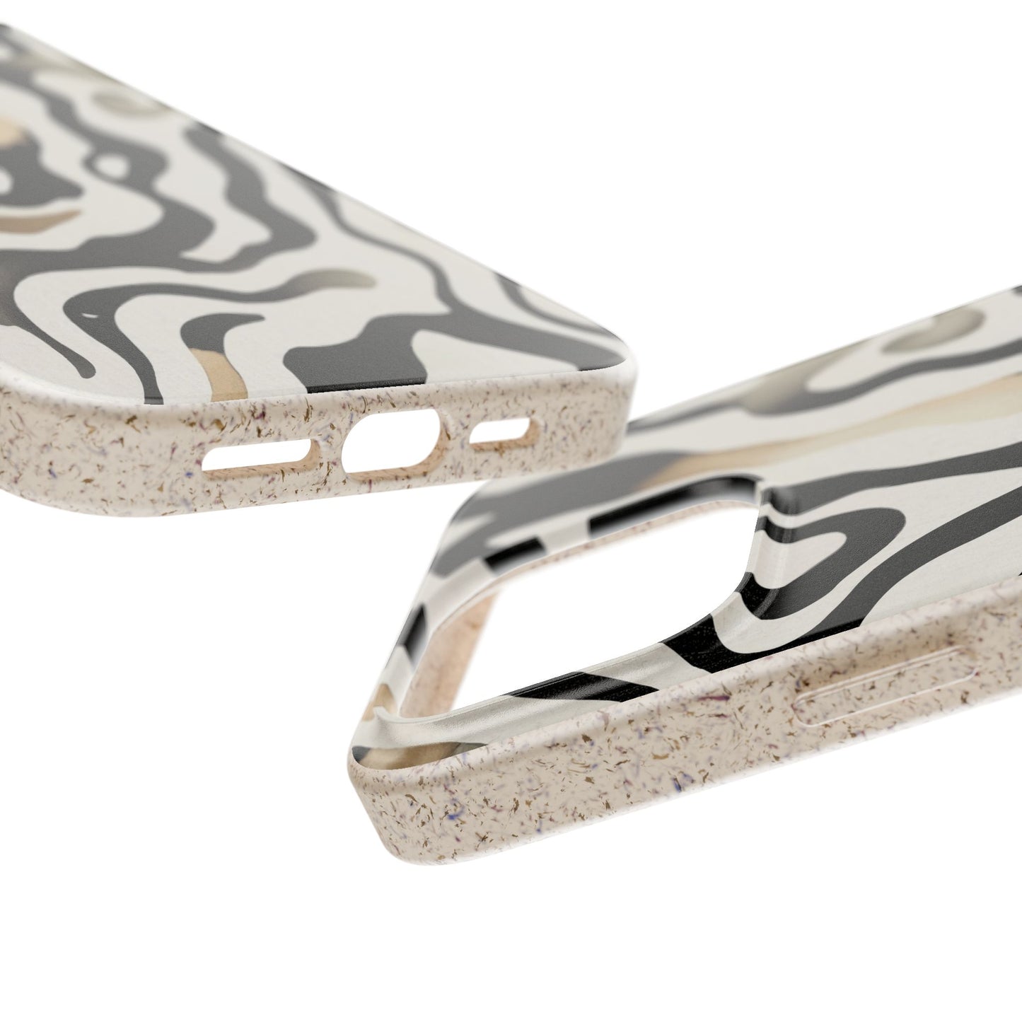 Eco Zebra Print Phone Case — Biodegradable Protective Cover