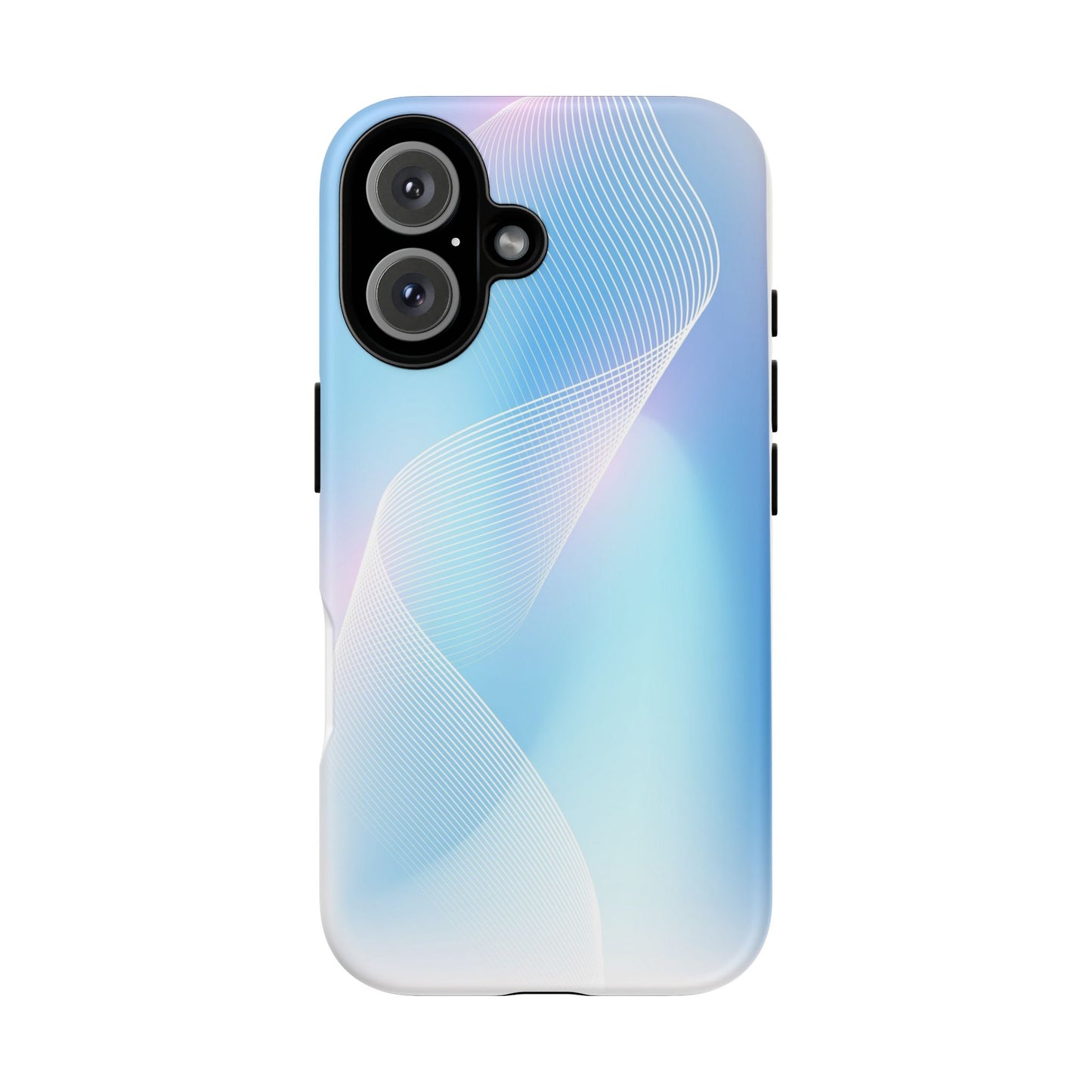 Holographic Blue Wave Tough Phone Case
