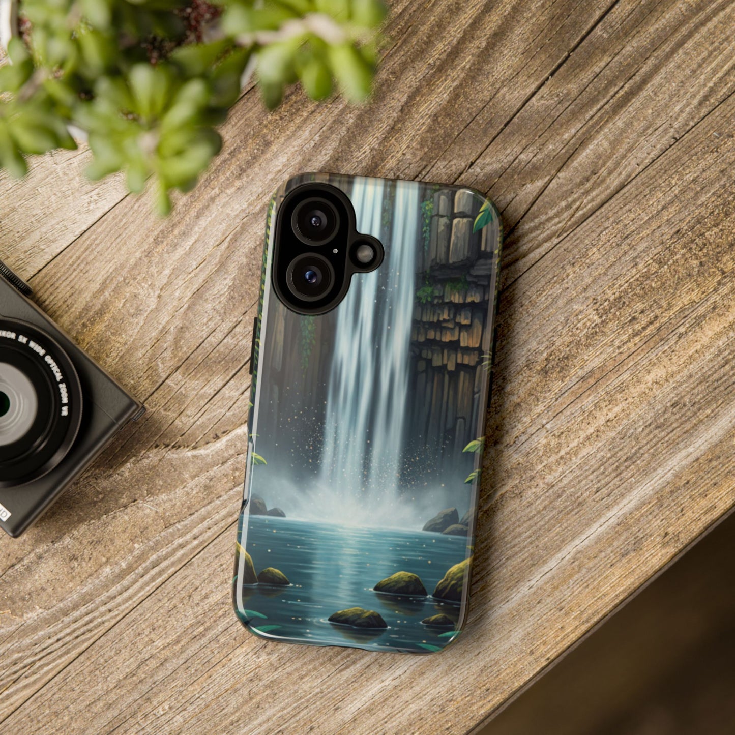 Phone Case — Serene Waterfall Nature Protective Tough Case