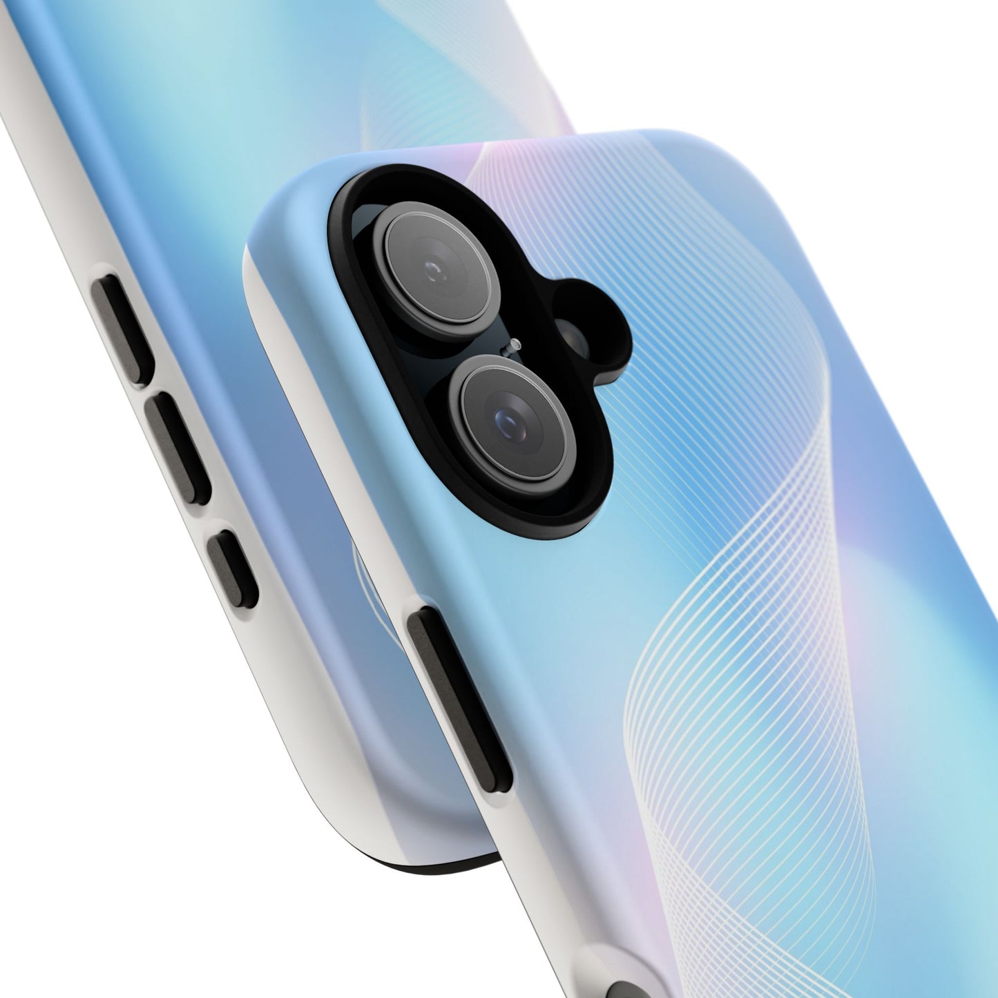 Holographic Blue Wave Tough Phone Case