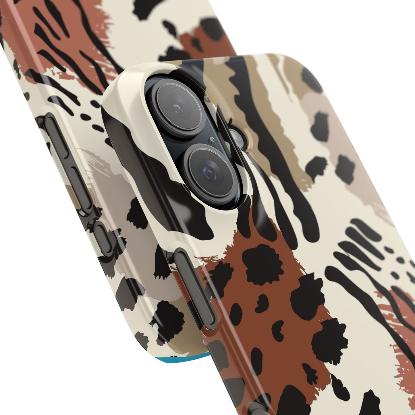 Leopard Print Snap Phone Case — Trendy Animal Safari Design