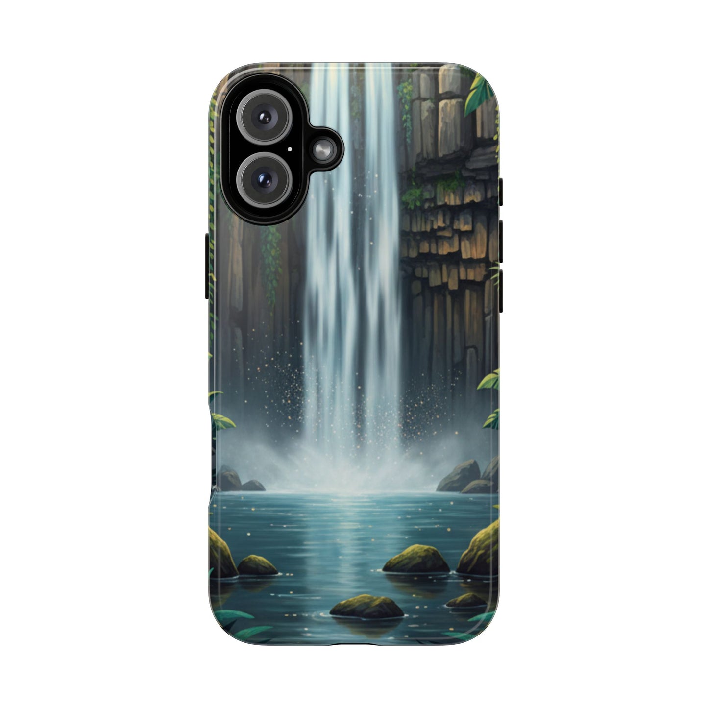 Phone Case — Serene Waterfall Nature Protective Tough Case