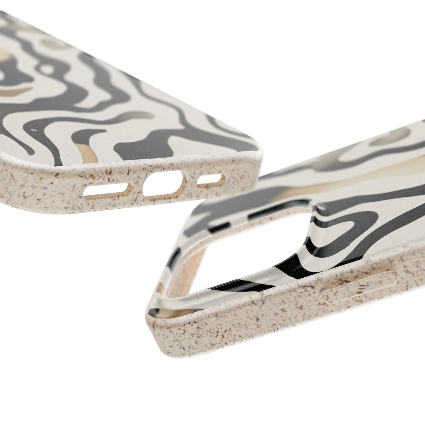 Eco Zebra Print Phone Case — Biodegradable Protective Cover