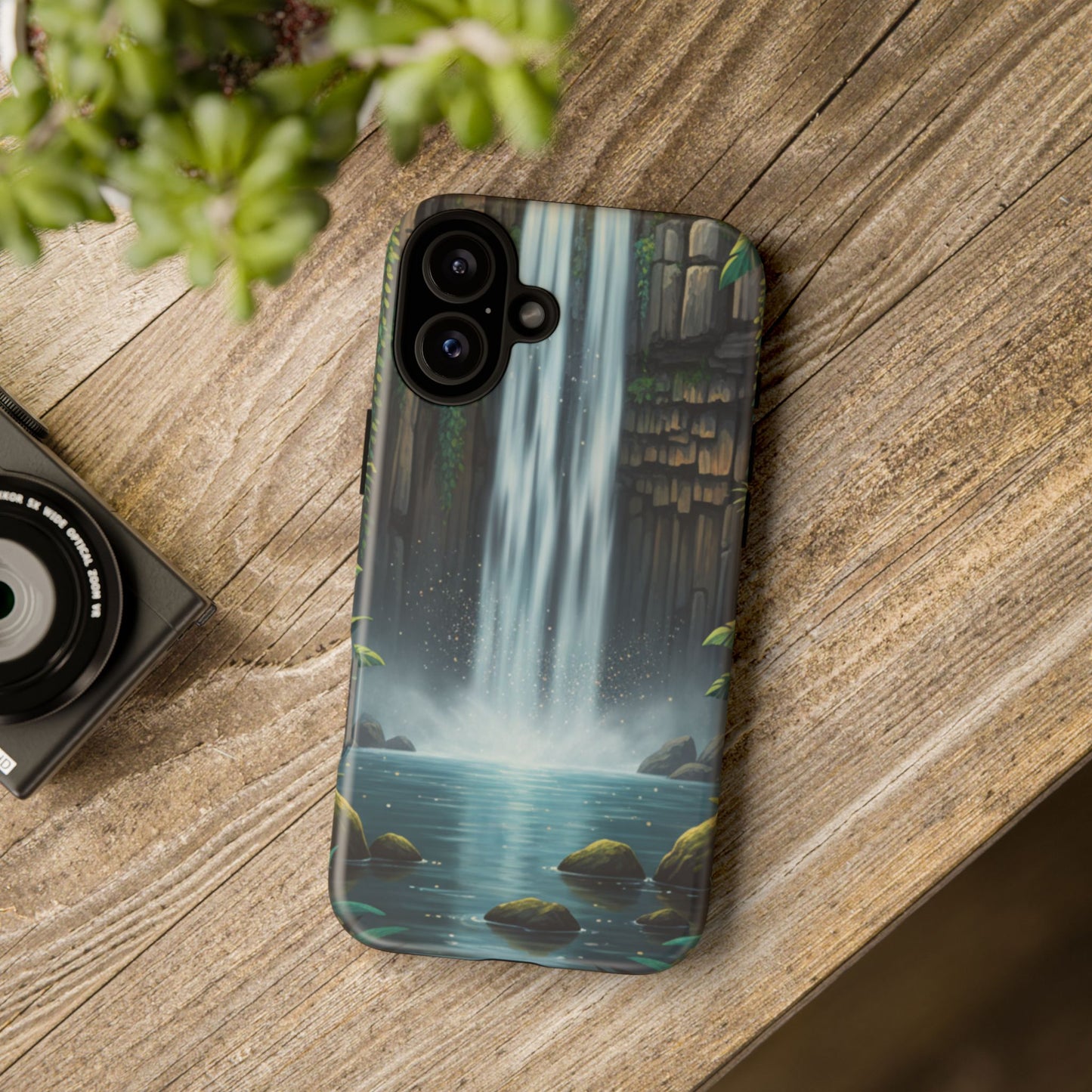 Phone Case — Serene Waterfall Nature Protective Tough Case
