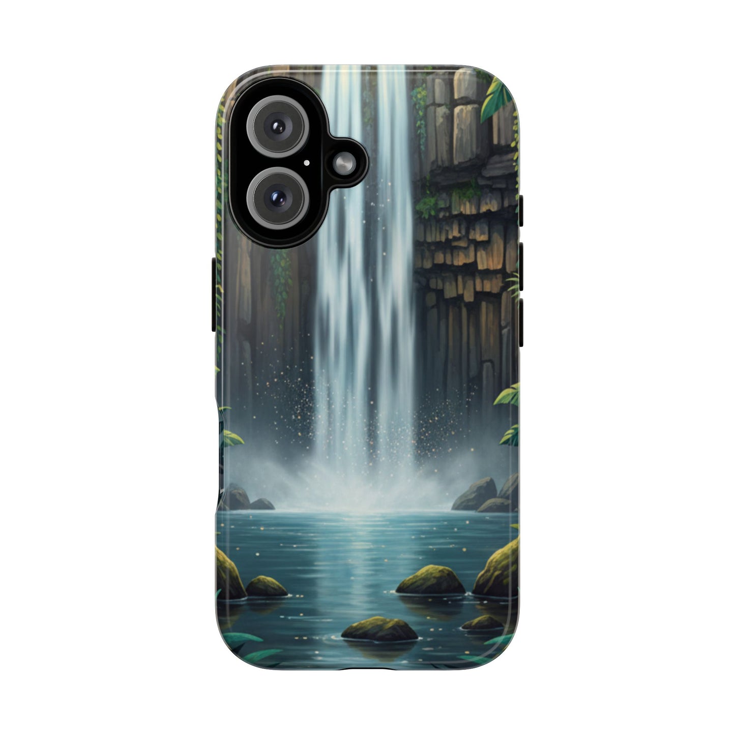 Phone Case — Serene Waterfall Nature Protective Tough Case