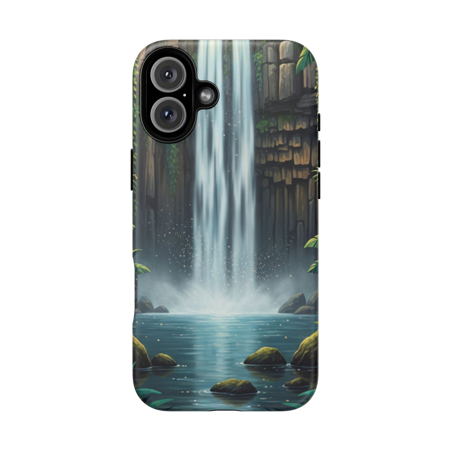Phone Case — Serene Waterfall Nature Protective Tough Case